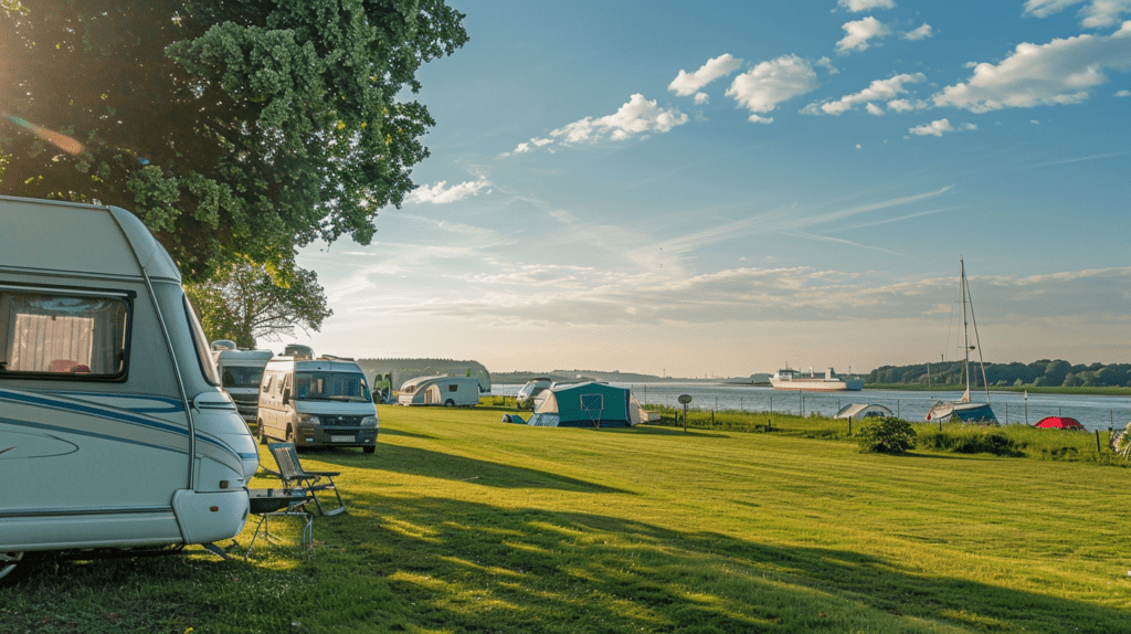 Campingplatz Cuxhaven Aussicht