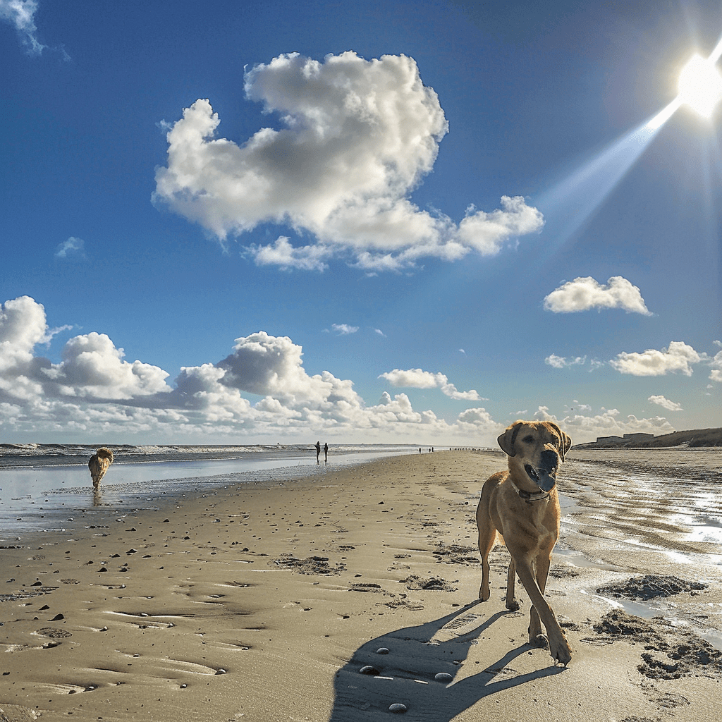 Cuxhaven Hundestrand Happy