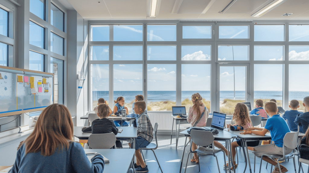 Cuxhaven Schule am Meer Klassenzimmer