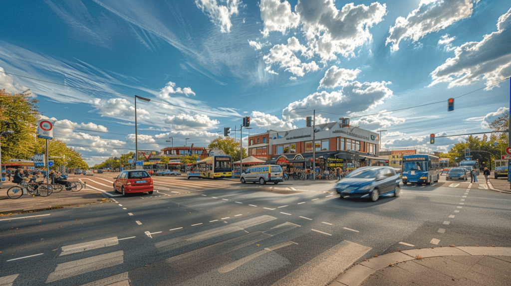 Verkehrslage Cuxhaven Stadt