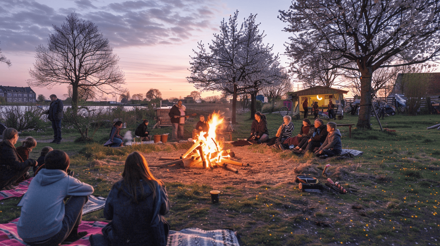 Osterfeuer in Cuxhaven Osterfeuer in Cuxhaven