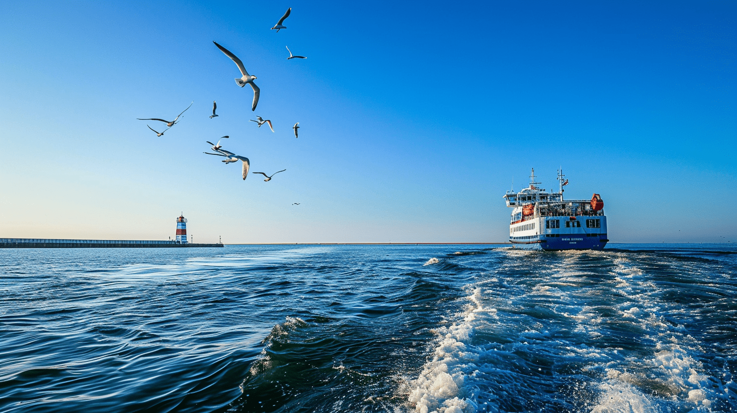 Helgoland Fähre Fahrt Helgoland Fähre Fahrt