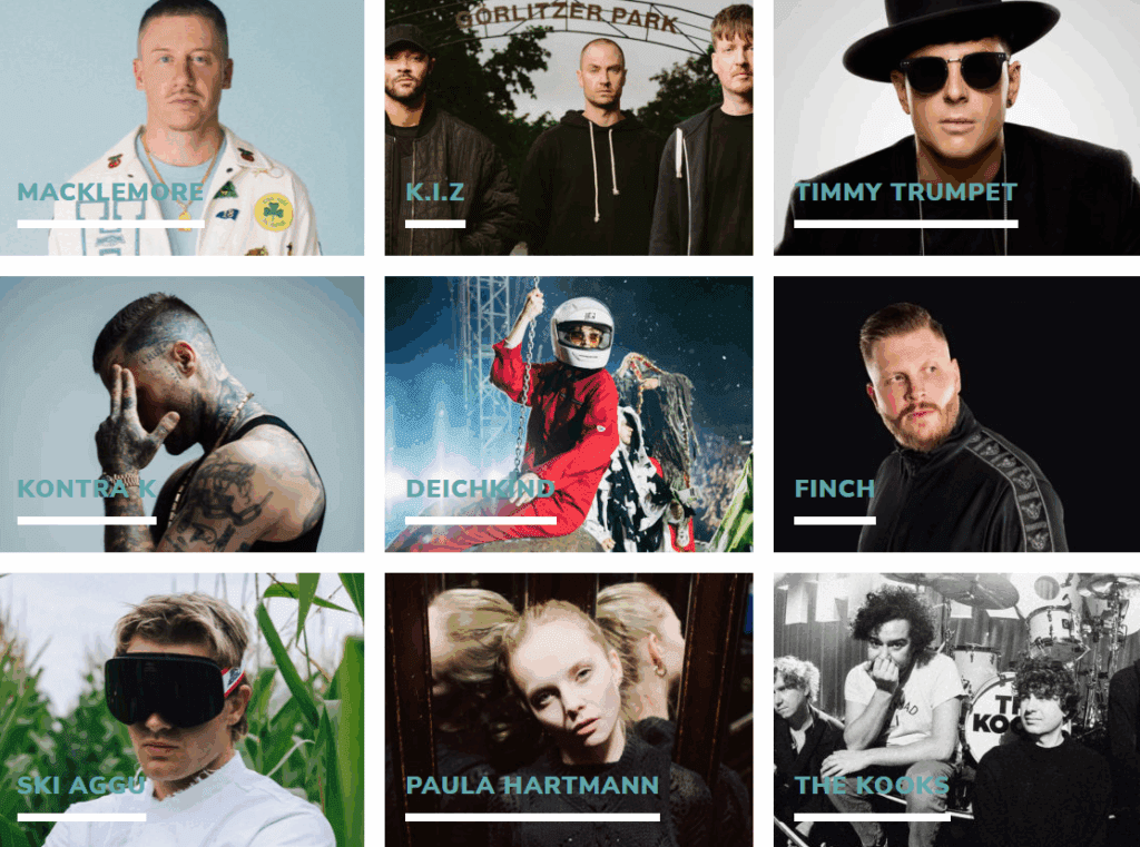 Deichbrand Artists