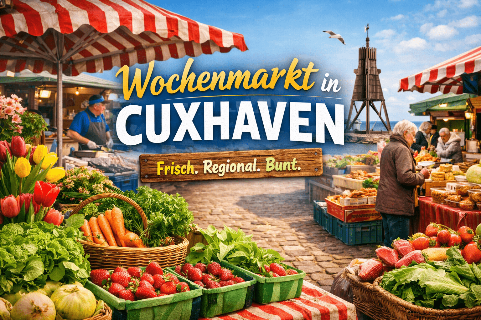 Wochenmarkt in Cuxhaven